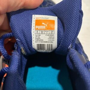 PUMA Kids Navy Blue Sneakers